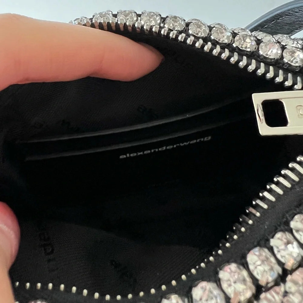 AUTHENTIC Alexander Wang Mini Rhinestone Pouch - Picture 4 of 5
